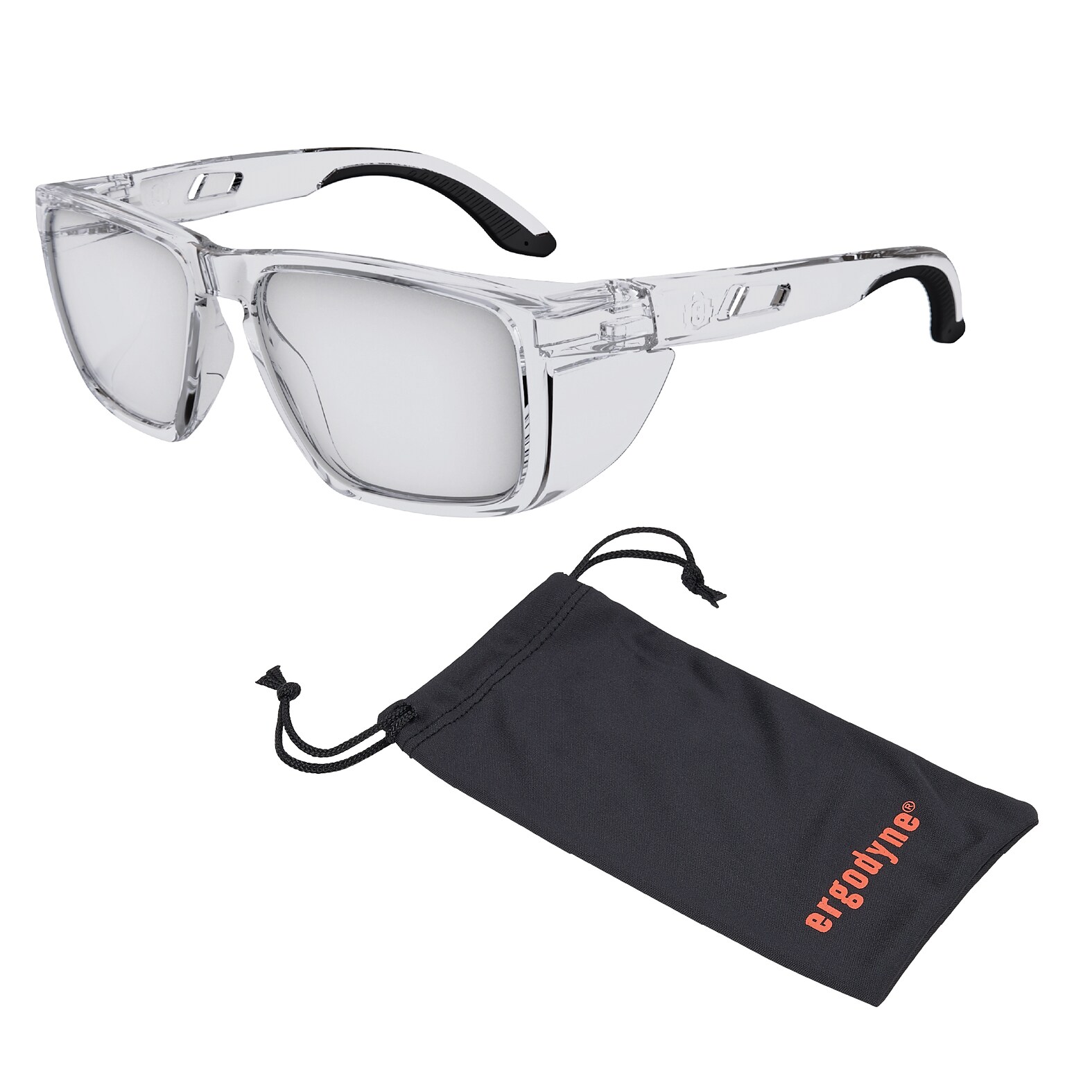 Ergodyne Skullerz SIXTEN-AFAS Anti-Fog Safety Glasses, Clear Lens (58210)