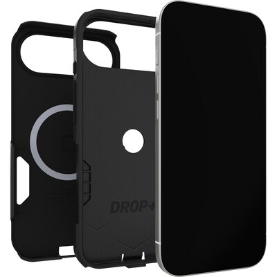 OtterBox Commuter Series MagSafe Phone Case for iPhone Air, Shock Absorbing, Black (77-98312)