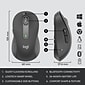 Logitech Signature MK650 Combo for Business Wireless Mouse and Keyboard, Graphite (920-010909)