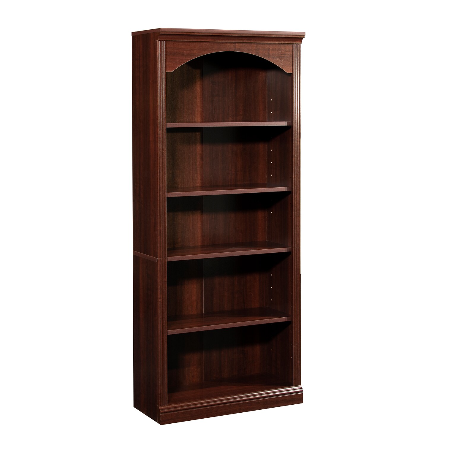 Sauder Select 71H 5-Shelf Bookcase, Select Cherry (444774)