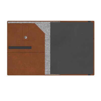 2026 Blue Sky ASMBLD 7 x 9 Monthly Planner, Faux Leather Cover, Brown (152946)