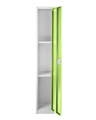 AdirOffice 72"H Single Tier Green Storage Locker (ADI629-201-GRN-DL)