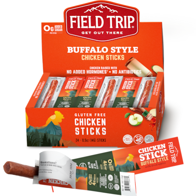 Field Trip Buffalo Style Chicken Meat Stick, 0.5 oz., 24/Box (C0050MS09BS)