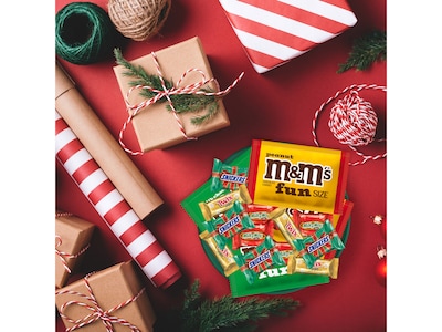 Mars Christmas Chocolate Candy, Assorted Flavors, 46.19 oz., 120 Pieces (466183)