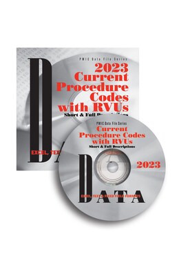 PMIC (CPT) 2023 Procedure Codes W/Rvus (Short & Full Descript) Data Files (22305)