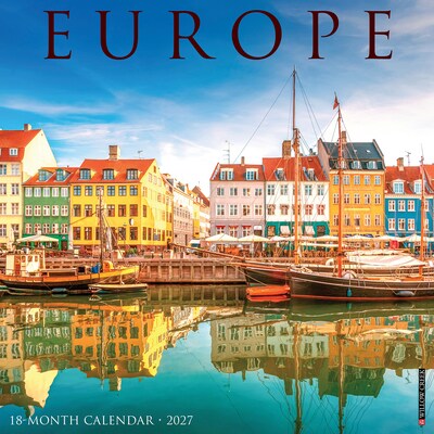 2027 Willow Creek Europe 12 x 12 Monthly Wall Calendar, Assorted Colors (60100)
