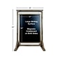 Excello Global Products Swinging Chalkboard Sidewalk Sign, Wood, 40" x 28" (EGP-HD-0090-OS)