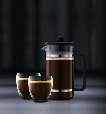 Bodum Bistro 8 Cup French Press Coffeemaker Set.