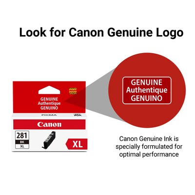 Canon CLI-281 XL Black High Yield Ink Cartridge (2037C001)