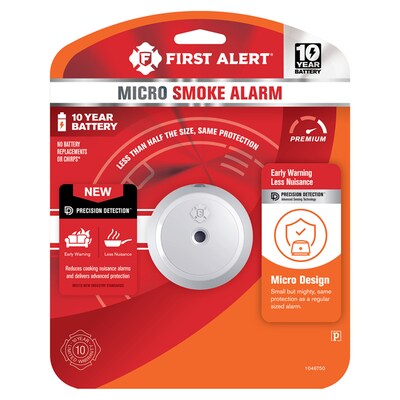 First Alert Battery Powered Smoke Alarm (FAT1046750)