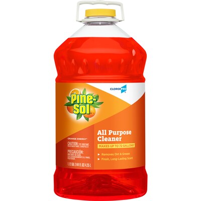 Pine-Sol All Purpose Cleaner, Orange Energy Scent, 144 oz. (41772)