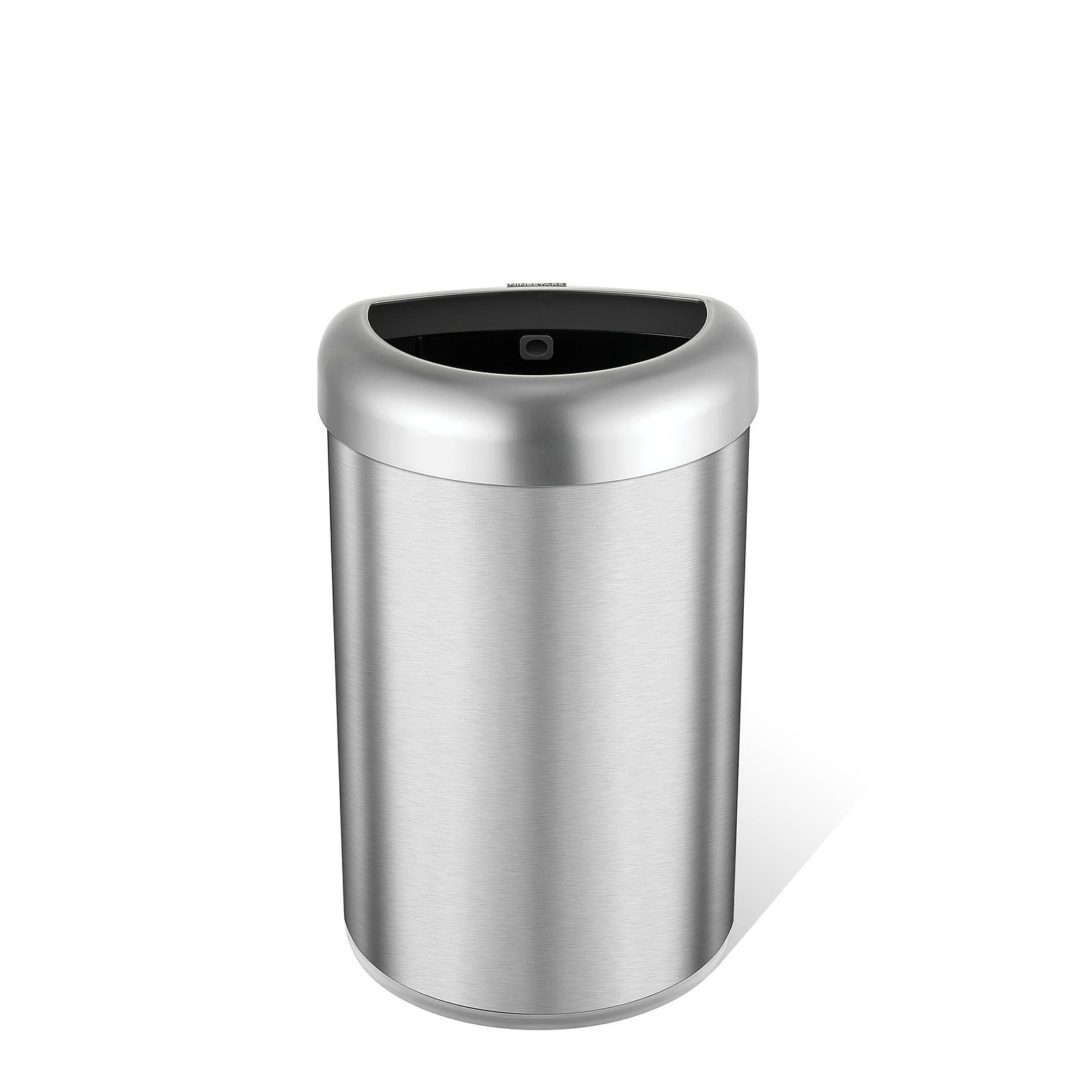 NineStars Stainless Steel Indoor Open Top Trash Can, 21.1 Gallons, XXL Size, Silver (OTT-80-29SL)