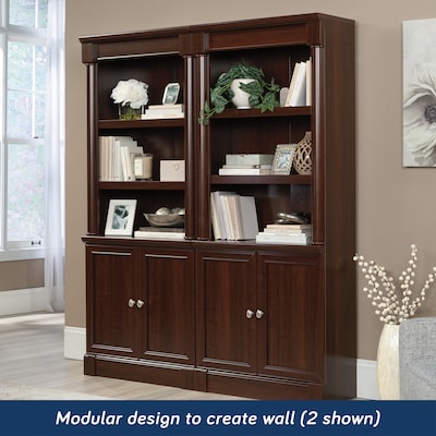 Sauder Palladia 72"H 5-Shelf Bookcase, Select Cherry (412019)