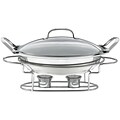 Stainless Steel 11 In. (3 Qt.) Round Buffet Server