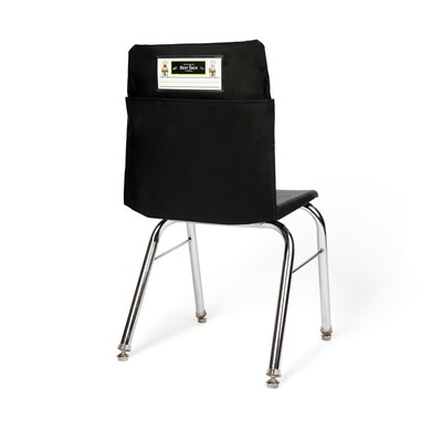 Seat Sack Seat Storage, 17" x 9" x 2.5", Black, 10/Pack (30115BUNDLE)