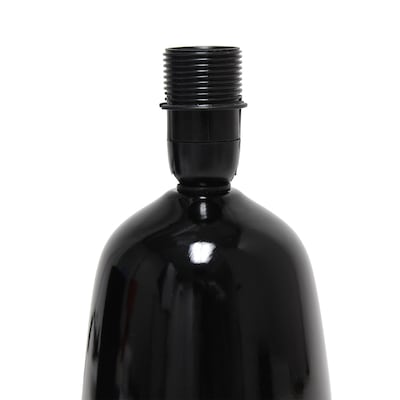 Simple Designs Table Lamp, Black (LT1134-BLK)