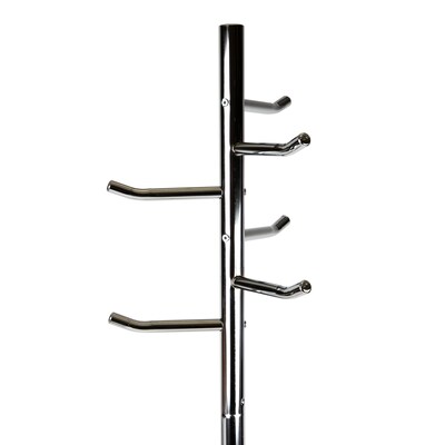 Mind Reader Coat Rack Freestanding  Coat Tree, Silver, Metal (CRMAG-SIL)