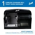 Scott 1000 Coreless Toilet Paper Dispenser, Smoke Gray (09604)