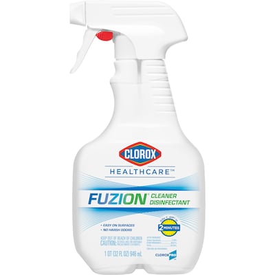 Clorox Healthcare Fuzion Cleaner Disinfectant, Spray, 32 oz (31478)