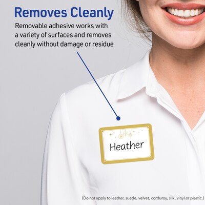 Avery Rectangle Multipurpose Labels, 2-1/3" x 3-3/8", White, 80/Pack (19479370532)