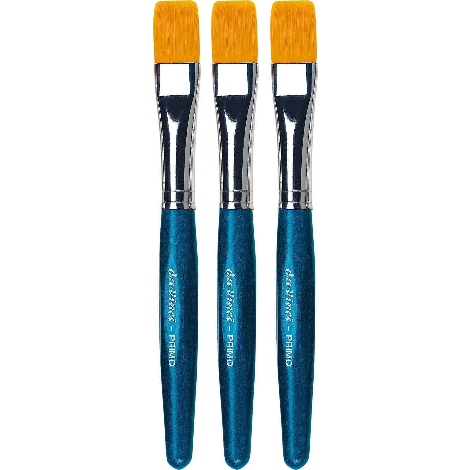 da Vinci PRIMO Tempera Preschool Flat Brush, 3 /Pack (DVXVA354B0-3)