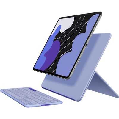 Logitech Flip Folio 13" for iPad Pro (M4 & M5), iPad Air (M2 & M3), Lilac (920-013826)