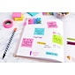 Post-it Sticky Notes Cube, 2 x 2 in., 3 Pads, 400 Sheets/Pad, The Original Post-it Note, Green Wave and Canary Wave