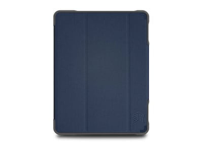 STM Dux Plus Duo TPU 10.2 Protective Case for iPad 7th/8th/9th Generation, Midnight Blue (STM-222-2