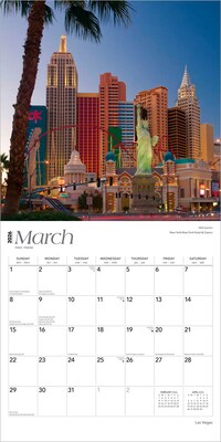 2026 BrownTrout Las Vegas 12" x 12" Monthly Wall Calendar (9798330704347)