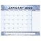 2024 AT-A-GLANCE 22 x 17 Monthly Desk Pad Calendar, Slate Blue (89701-24)
