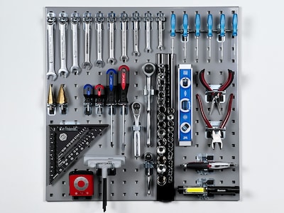 Triton Products LocBoard Pegboards with 46 pc. LocHook Assortment (LB1-GKit)