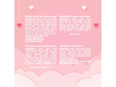 Mars Valentine's Day Assorted Candy Bag, 20.77 oz., 45 Pieces/Bag (467947)