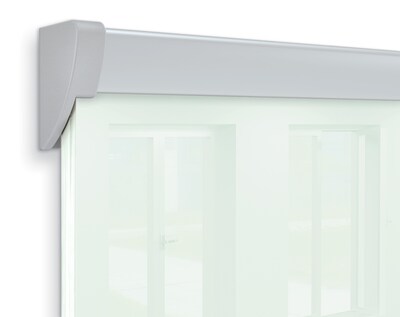 MooreCo Unity Commercial Series Magnetic Glass Dry Erase Wall, 8'H x 16'W (GWD816-GLOSSWHITE)