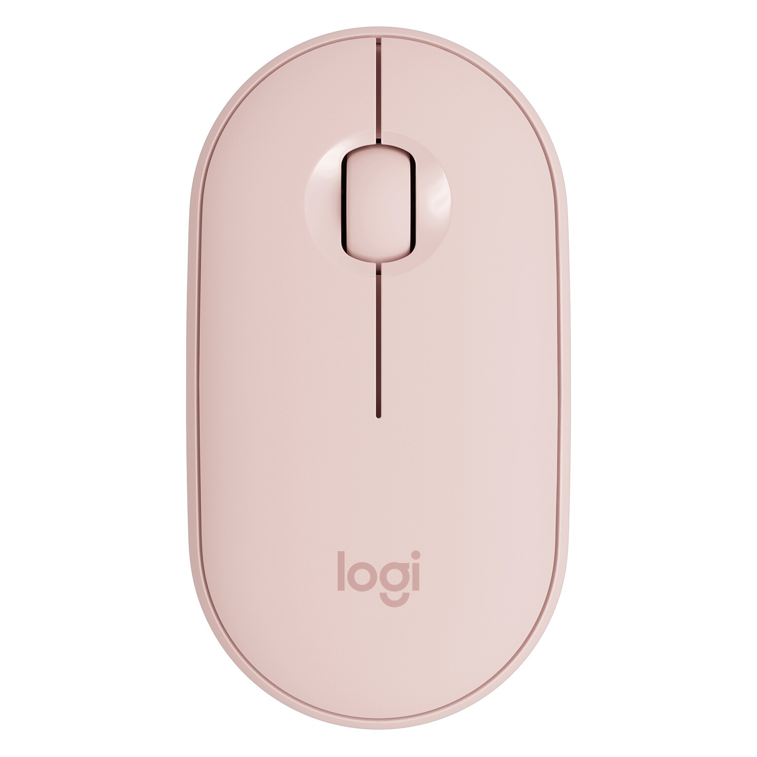Logitech Pebble M350 Wireless Ambidextrous Optical USB Mouse, Rose (910-005769)