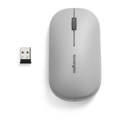 Kensington SureTrack Dual Wireless Ambidextrous Mouse, Gray (K75351WW)