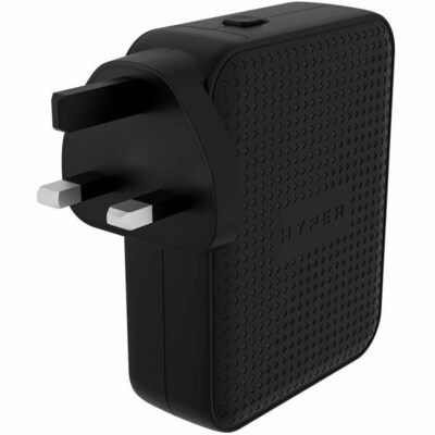 HyperJuice 145W PD 3.1 USB-C GaN Travel Charger, Black (HJ1001BKWWGL)