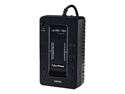 CyberPower Standby Series 625VA 8-Outlet UPS, Black (ST625U)