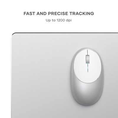 Satechi M1 Wireless Ambidextrous USB Mouse, Silver (ST-ABTCMS)