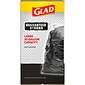 Glad Guaranteed Strong Large Drawstring Trash Bags, 30 Gallon, 90/Box (78952)