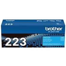 Brother TN-223 Cyan Standard Yield Toner Cartridge, Print Up to 1,300  Pages