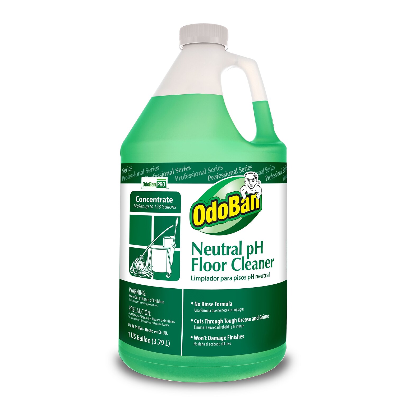 OdoBan Professional Floor Cleaner, Citrus Scent, 1 Gallon (936162-G4)