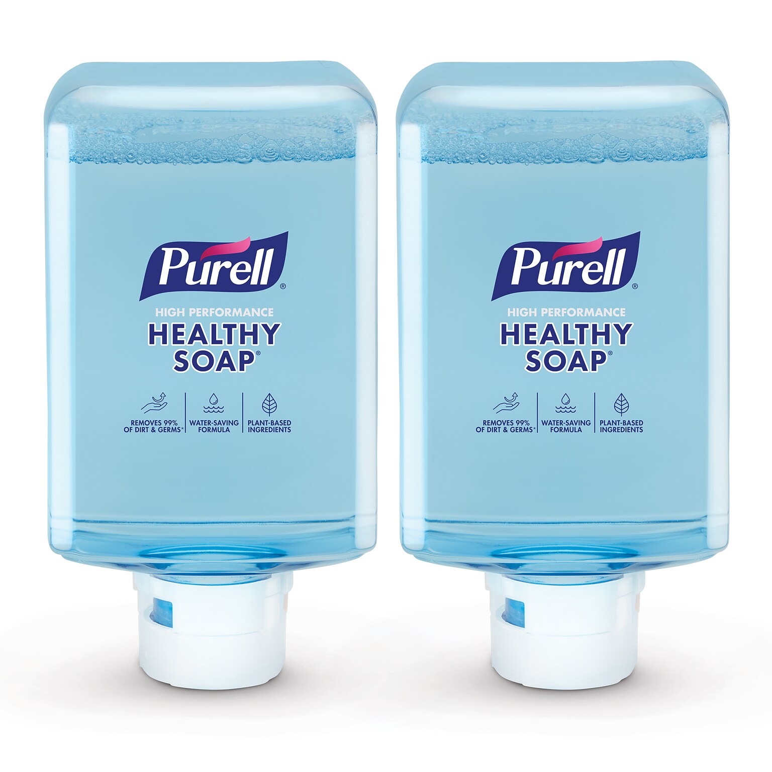 PURELL Healthy Soap Foaming Hand Soap Refill for ES10 Dispenser, Light Fragrance, 1200ml, 2/Carton (8371-02)
