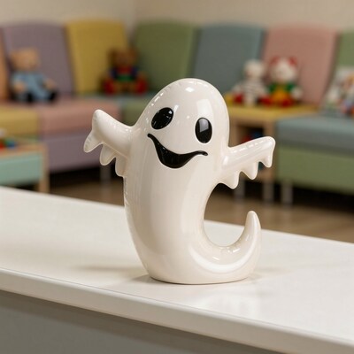 National Tree Company 9" Halloween Happy Ghost Tabletop Decor (HH75-C720877)