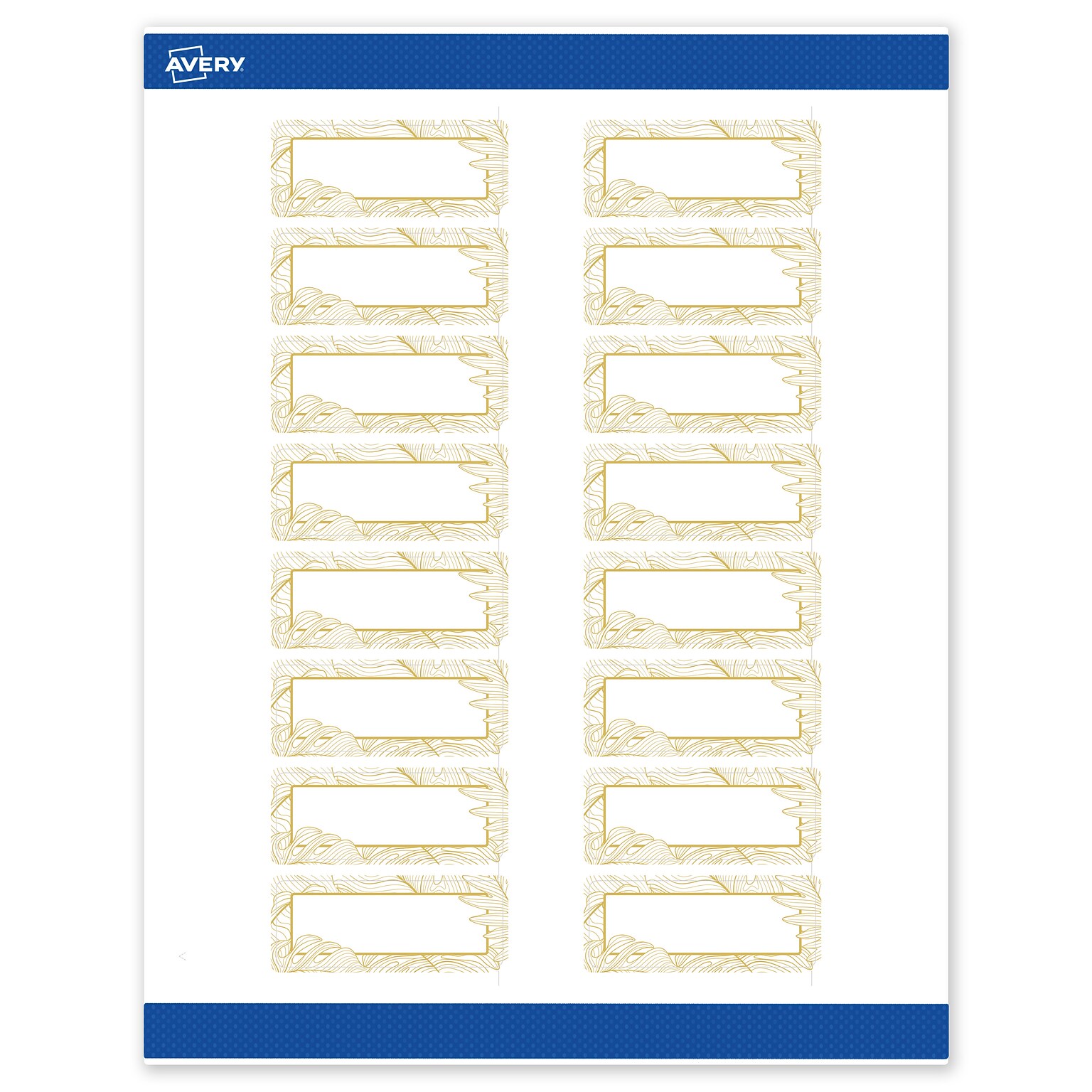 Avery Laser/Inkjet Rectangle Multipurpose Labels, 1 x 2-5/8, White, 160/Pack (S00EVV)