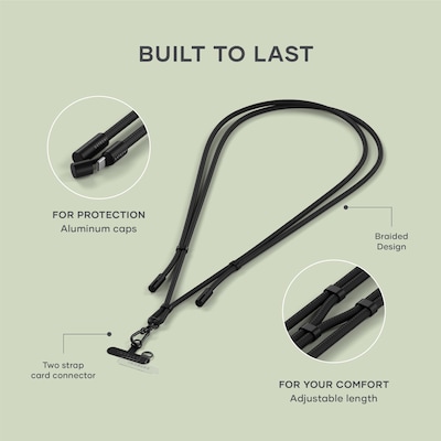 OntheGo Crossbody Lanyard Cable (Black)
