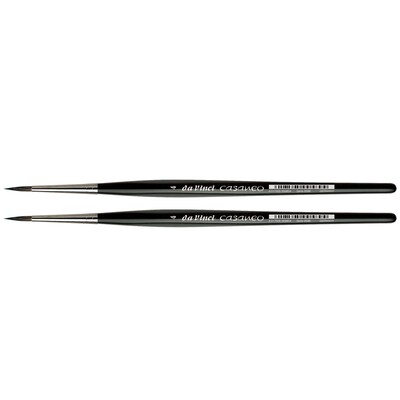 da Vinci CASANEO Mixed Media Synthetic Bristle, Round Brush, 2/Pack (DVXVA55984-2)