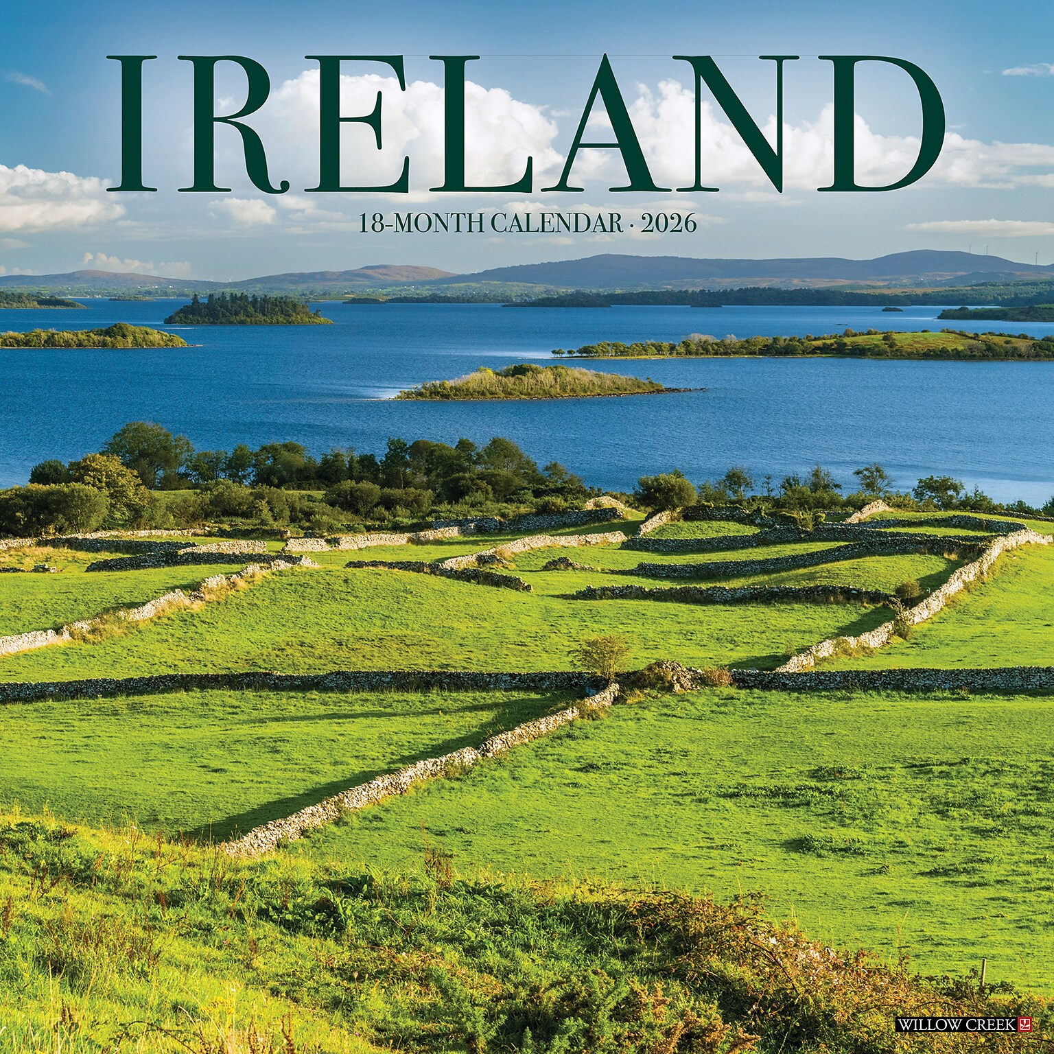 2026 Willow Creek Ireland 12 x 12 Monthly Wall Calendar (51573)