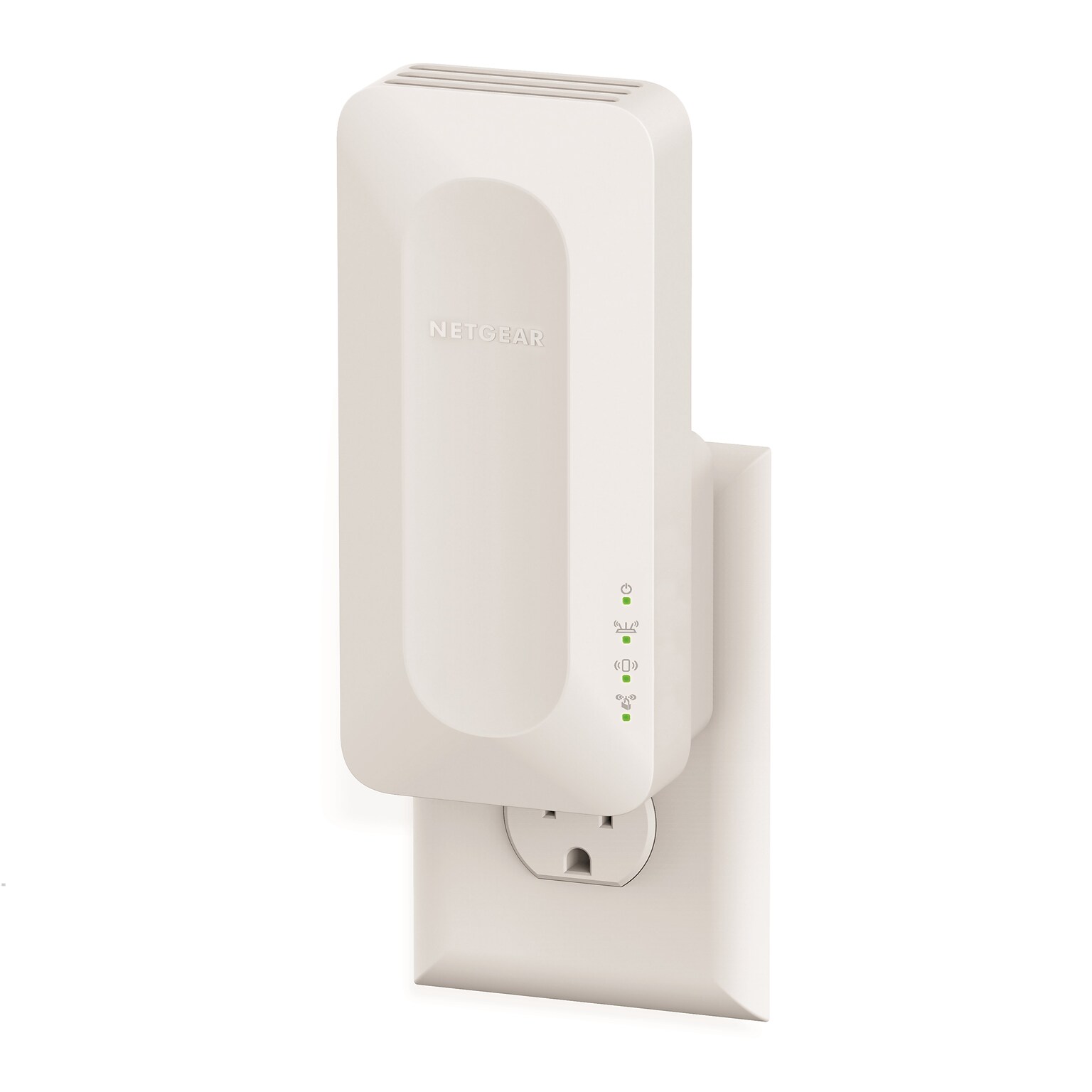 Netgear AX3000 Dual Band WiFi 6 Mesh Extender, Wall-Plug, Black (EAX17-100NAS)