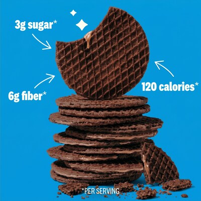 Rip Van Wafels Cookies and Cream Stroopwafels, 1.16 oz., 12 Packs/Box, 12/Box (RVW00388)