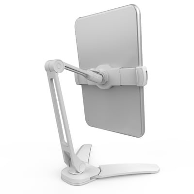 Kanto Universal Phone and Tablet Stand with Extended Arm and Mounting Brackets, White (DS250W)